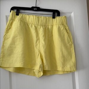Sonoma High Waist Yellow Women's Shorts